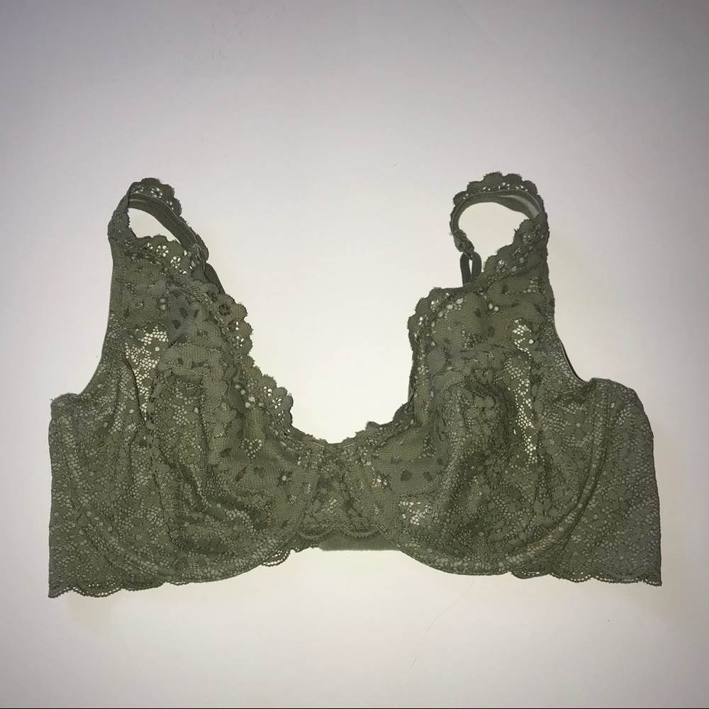 Victoria’s Secret green bra 36D